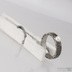Skladový prsten kovaná nerezová ocel - Draill s perlou - S1493