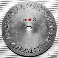 Rytí nápisů do prstenů podle šablony - do prstenů od šířky 3,5 mm