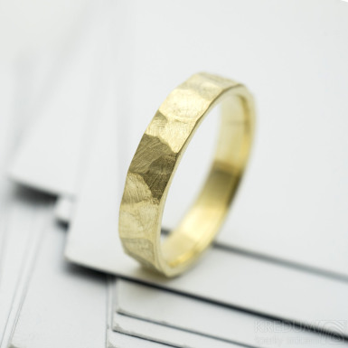 RAW gold yellow - zlatý snubní prsten - SK3968