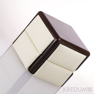 Dřevěná krabička s koženkou - Block image single