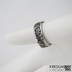 Ilustran foto - Kovan nerezov snubn prsten - Archeos line, velikost 53, ka 6,5 mm