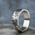 Archeos Glanc - kovan snubn prsten z nerezov oceli