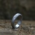 Prima damasteel a ir diamant 1,7 mm - vzor rky - kovan snubn prsten z nerezov oceli - CR5638