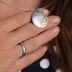 Prima damasteel a ir diamant 1,7 mm - vzor rky - kovan snubn prsten z nerezov oceli - CR5638