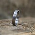 Prima titan - matný - kovaný snubní prsten 