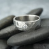 Zsnubn prsten s diamantem chirurgick ocel - Natura, matn, diamant ir 2,7 mm, vel. 53, ka 6mm, tlouka stedn - k1792