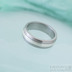 Duori Klasik Silver - 56, ka 6,1 mm, tlouka 2 mm - Nerezov snubn prsten a stbro - SK2333 (2)