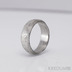 Snubn prsten damasteel - Rock, struktura rky, lept svtl stedn - vel. 62, ka 7 mm - et 308