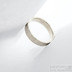 Golden draill white - velikost 58, šířka 5 mm, tloušťka 1,5 mm, matný - Zlaté snubní prsteny - k 1777 (6)