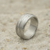 Snubn prsten damasteel - Prima s linkou, struktura voda, lept svtl stedn, velikost 49, ka 7 mm, profil B, tlouka stedn - k 3698