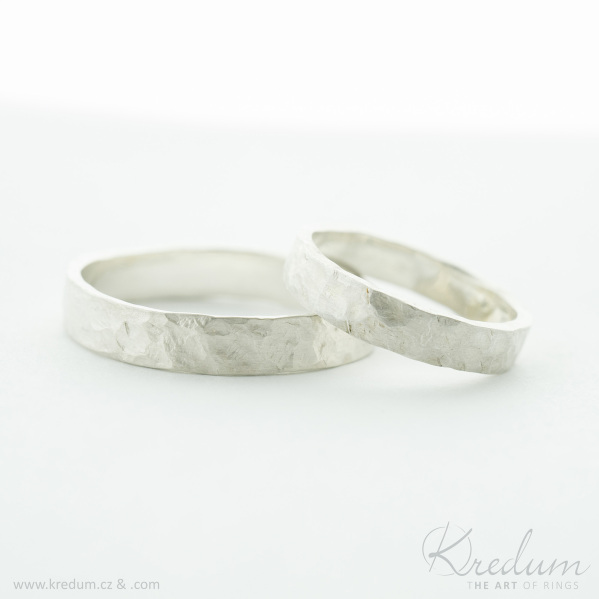 Archeos silver - Stbrn kovan snubn prsten - k 7179