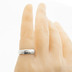 Zsnubn prsten chirurgick ocel - Klasik natura nerez, leskl + iry diamant 1,7 mm, velikost 53, ka 5,2 mm, tlouka 1,7 mm - sk2981