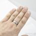 Prsten kovaný - Klasik titan - matný - na ruce