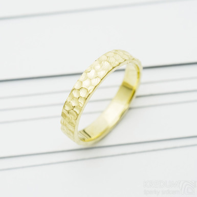 Marro Gold yellow - zlatý snubní prsten