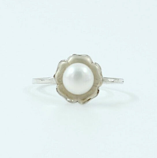 Stbrn prsten s perlou vel.54 - CR5366