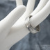 Natura white - Snubní prsten nerezová ocel damasteel, SK1608