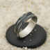 Pn vod - Snubn prsten damasteel, struktura devo - velikost 60, ka 6,3 mm, lept 100%, zatmaven - SK3146