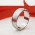 Ručně kované snubní prsteny damasteel - Prima, struktura dřevo - velikost 51, šířka 6 mm, tloušťka 1,6 mm, lept světlý střední, profil B