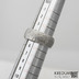 Prima kolečka - Kovaný snubní prsten z oceli damasteel, velikost 45, produkt č. 992