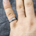 Prima vítr - velikost 61, šířka 6,2 mm, tloušťka 1,7 mm, 100% zatmavený, profil B - Snubní prsten damasteel, SK1704 (2)