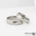 Prsten kovan - Skalk titan a ir diamant 2 mm - leskl