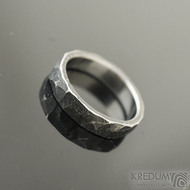 Rock BG tmav - velikost US 4,25 (47,5), ka 3,5 mm - Nerezov prsten  - et 1902