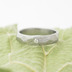 Zsnubn prsten s diamantem - Rock damasteel, sturktura devo, lept stedn svtl + diamant 1,7mm, velikost 49, ka 4 mm - sk2911