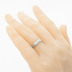 Rocksteel - damasteel snubn prsten, struktura voda - velikost 55; ka 4,5 mm; tlouka cca 1,5 mm; lept 75% - svtl - produkt SK2941 - na uml ruce