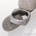 Round square, voda - Kovaný prsten damasteel - 50, šířka 5,6 mm, tloušťka 1,5 mm v rozích až 3,4 mm, lept 100% TM - S1160 (4)