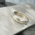 Skalk gold white - leskl - velikost 55, ka 4,5 mm, tlouka 1,3 mm - Zlat snubn prsten, SK2058 (2)