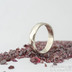 Skalk gold white - leskl - velikost 55, ka 4,5 mm, tlouka 1,3 mm - Zlat snubn prsten, SK2058 (3)