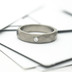 Snubn prsten titan diamant - Rock, matn + ir diamant 2 mm, velikost 48, ka 4 mm, tlouka 1,7-1,9 mm - SK2148