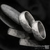 Skalák titan matný - Kované a broušené snubní prsteny