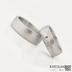 Run kovan snubn prsten damasteel - Prima a ern diamant 1,7 mm, vzor devo, vel. 54,5; ka 7mm, profil B, lept svtl stedn - et 1492