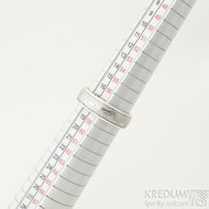 Snubn prsten Kasiopea white - devo - 58, ka 6, tloutka 1,7 mm - okraje hladk 2x0,75 mm, profil E - SK2013 (3)