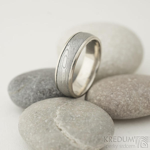 Snubn prsten Kasiopea white - devo - 58, ka 6, tloutka 1,7 mm - okraje hladk 2x0,75 mm, profil E - SK2013 (4)
