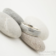 Snubn prsten Kasiopea white - devo - 58, ka 6, tloutka 1,7 mm - okraje hladk 2x0,75 mm, profil E - SK2013 (2)