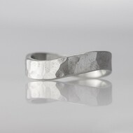 FOREVER Natura - kovaný snubní prsten z nerezové oceli