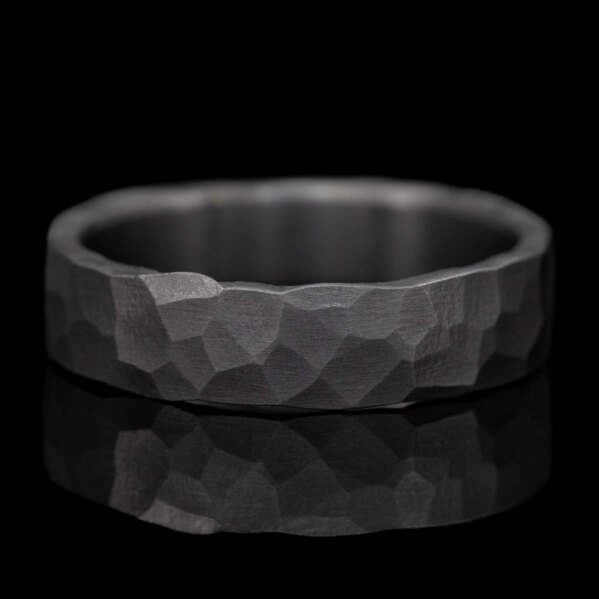 Natura tantal - matn� - vel. 60 - ru�n� vyr�b�n� snubn� prsten z tantalu, CR6481