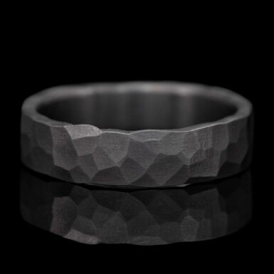 Natura tantal - matn� - vel. 60 - ru�n� vyr�b�n� snubn� prsten z tantalu, CR6481