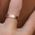 RAW gold red - snubní prsteny z červeného zlata - pánský prsten velikost 62, šířka 4,5 mm, tloušťka 1,2 mm
