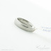 Prima devo - Kovan snubn prsten z nerez oceli damasteel, V4821