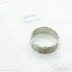 Natura nerez - tmavý - kovaný snubní prsten - V5014