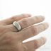 Siona nerez s ozdobou - matn - kovan snubn prsten z nerezov oceli - V5016