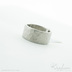Natura nerez - mat - kovaný snubní prsten - V5055