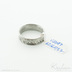 Rafael - kovan snubn prsten z nerezov oceli - V5087