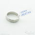 Rock matn - kovan snubn prsten z nerezov oceli - V5101