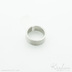 Rafael Prima hrub mat - kovan snubn prsten z nerezov oceli - V5111