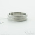 Prima s linkou - devo - Snubn prsten kovan nerezov ocel damasteel, V4791