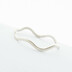 Plain gold white - zlat snubn prsten
